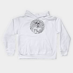 Noroi The Curse (outline) Kids Hoodie